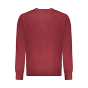 Norway 1963 Red Polyester Men Sweater