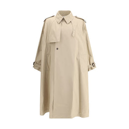 Saint Laurent Beige Cotton Coat