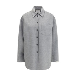 Max Mara Gray Wool Shirt