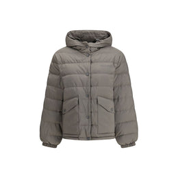 Miu Miu Gray Recycled Polyester Coat