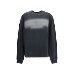 Alexander Wang Black Cotton Sweatshirt