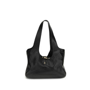Chloé Black Calf Leather Bos Taurus Shoulder Bag