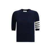 Thom Browne Blue Fleece Wool Sweatshirt