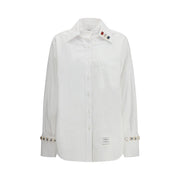 Thom Browne White Cotton Dress Shirt