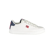 Norway 1963 White Polyester Men Sneaker