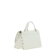 Zanellato White Calf Leather Bos Taurus Shoulder Bag