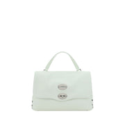 Zanellato White Calf Leather Bos Taurus Shoulder Bag