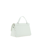Zanellato White Calf Leather Bos Taurus Shoulder Bag