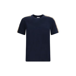 Burberry Blue Cotton T-Shirt
