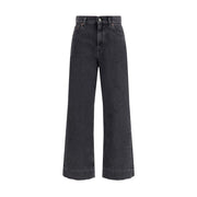 Chloé Black Cotton High-Waisted Jean