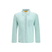 Guest in Residence Light Blue Cashmere Pattern Shirt