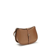 Etro Brown Calf Leather Bos Taurus Shoulder Bag