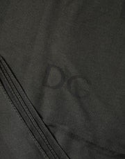 Dolce & Gabbana Black Modal Neck Wrap Men Shawl Men Scarf