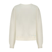 North Sails Bianco Cotton Women Sweatshirt