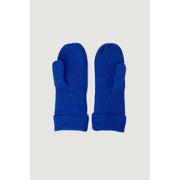 Vero Moda Blue Marabou Gloves