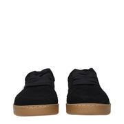 Palm Angels Black Leather Low Top Sneakers