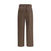 Max Mara Brown Wool Casual Pants