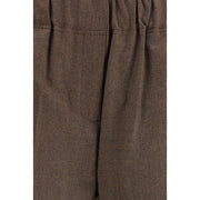 Max Mara Brown Wool Casual Pants