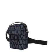 Valentino Garavani Blue Fabric Crossbody Bag