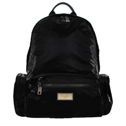 Dolce & Gabbana Black Nylon Backpack
