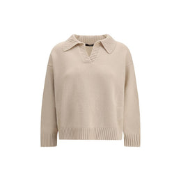 Max Mara Beige Fleece Wool Top