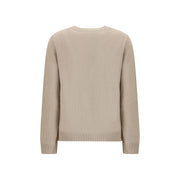 Max Mara Beige Marabou Top