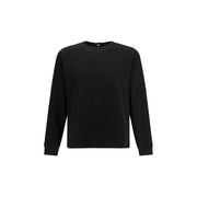 LAMINAR Black Cotton Sweatshirt