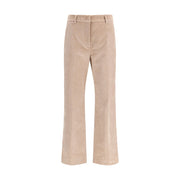 Max Mara Beige Cotton Casual Pants