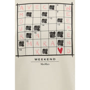 Max Mara Cream Cotton T-Shirt