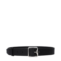 Burberry Black Leather Regular Belt