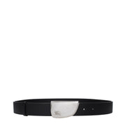 Burberry Black Leather Regular Belt
