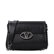 Valentino Garavani Black Leather Crossbody Bag