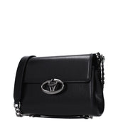 Valentino Garavani Black Leather Crossbody Bag
