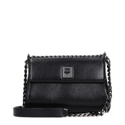 Valentino Garavani Black Leather Crossbody Bag
