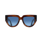 Victoria Beckham Brown Acetate Sunglasses