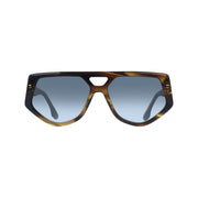 Victoria Beckham Brown Acetate Sunglasses