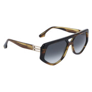 Victoria Beckham Brown Acetate Sunglasses