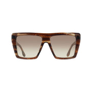 Victoria Beckham Brown Acetate Sunglasses