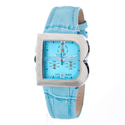 Laura Biagiotti Blue Leather Dress Watch
