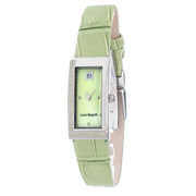Laura Biagiotti Green Leather Dress Watch