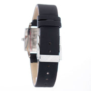 Laura Biagiotti Black Leather Dress Watch