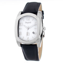 Laura Biagiotti Black Leather Dress Watch