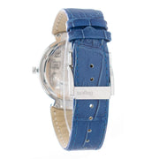 Laura Biagiotti Blue Leather Dress Watch