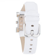Laura Biagiotti White Leather Dress Watch