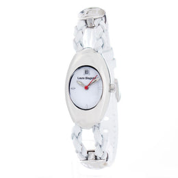 Laura Biagiotti White Leather Dress Watch