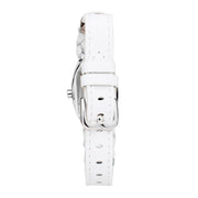 Laura Biagiotti White Leather Dress Watch