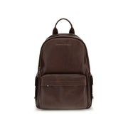 Brunello Cucinelli Brown Calf Leather Bos Taurus Backpack