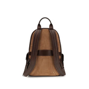 Brunello Cucinelli Brown Calf Leather Bos Taurus Backpack