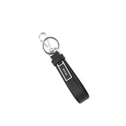 Prada Black Stainless Steel Keychain