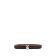 Burberry Black Calf Leather Bos Taurus Regular Belt